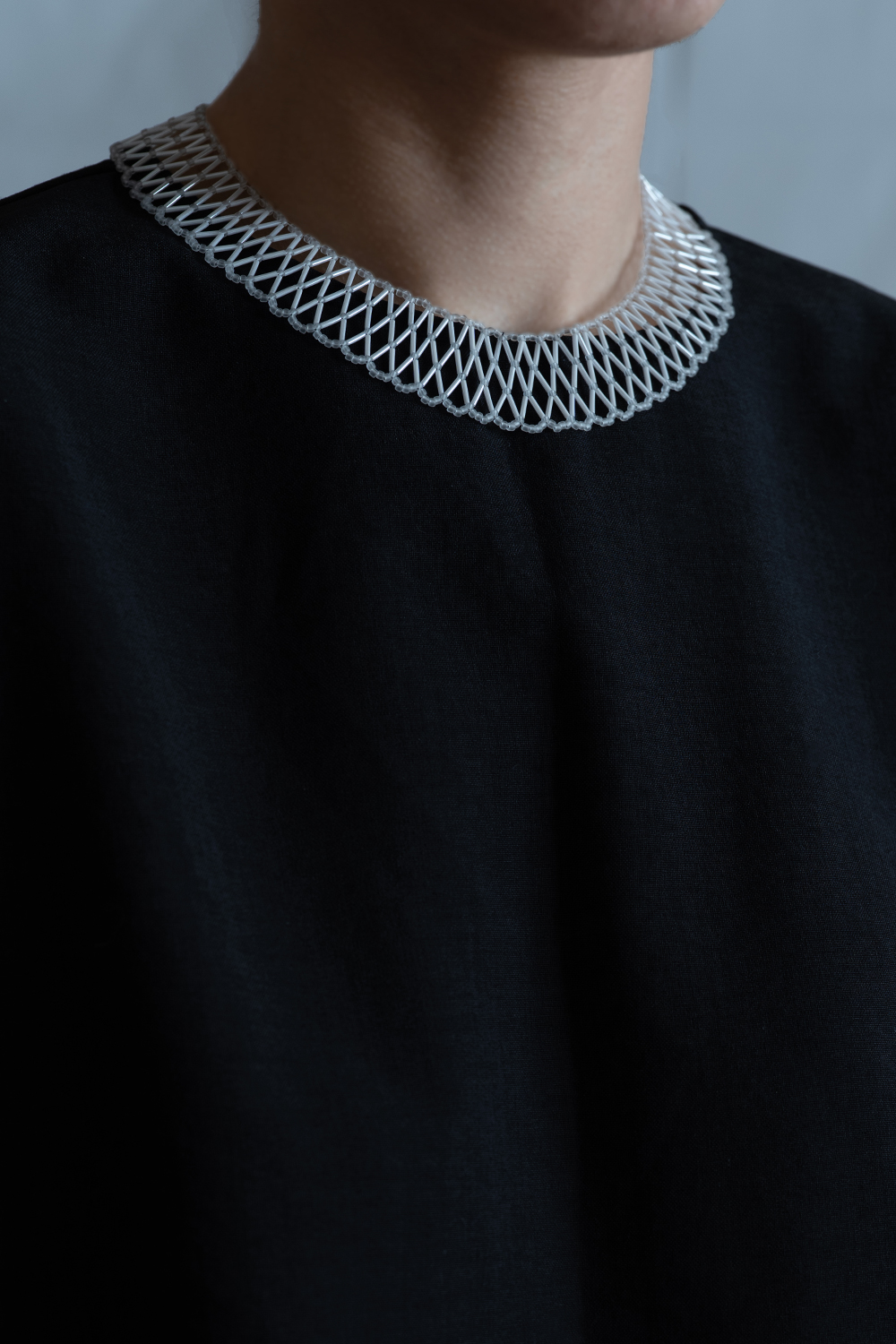 pluie beaded collar necklace suiu accessory SUIU 翠雨 アクセサリー イヤリング ピアス